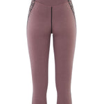 Women's Rose Light Capri 3/4 100% Merino Skiunderbukser - Dame - Taupe - Gumpel & Co