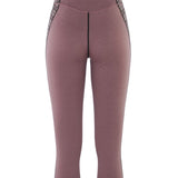 Women's Rose Light Capri 3/4 100% Merino Skiunderbukser - Dame - Taupe - Gumpel & Co