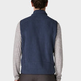 Retro Pile Fleece Vest - Herre - Navy / Blå - Gumpel & Co