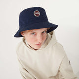 Retro Bøllehat med Maxi Logo | Unisex | Navy Blue - Gumpel & Co