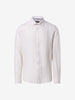 Classic stripe linen shirt - Men - Sand/White