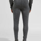 Men's Performance Merinould 150g/m2 Skiunderbukser - Herre - Dark Grey Melange/Green - Gumpel & Co