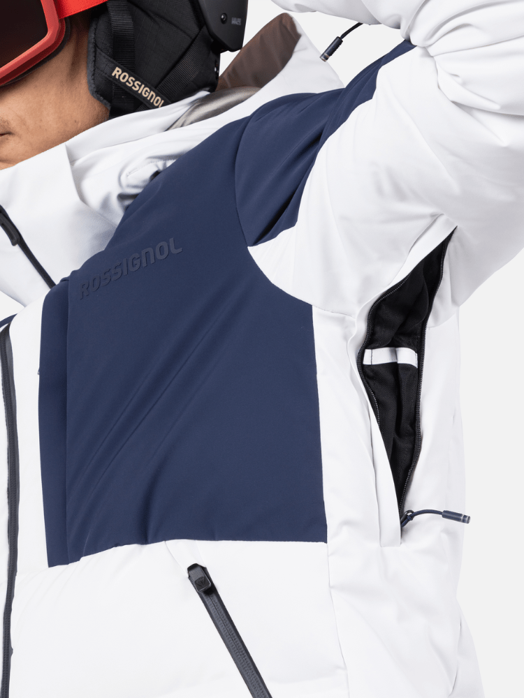 Ciastel Dun Skijakke - Mænd - Hvid / Blå - Gumpel & Co