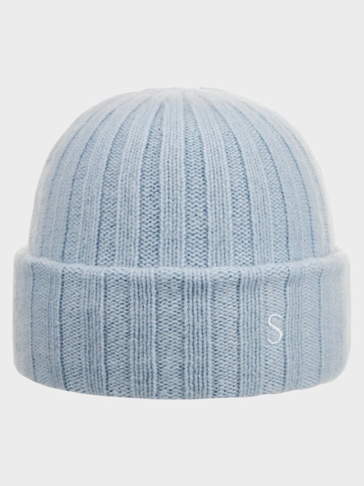 Cashmere Beanie - Unisex - Cashmere Blue - Gumpel & Co