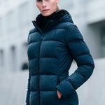 Enigma Dunfrakke - Dame - Navy - Gumpel & Co