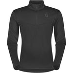 Men's Defined Light Pullover Midlayer - Herre - Black - Gumpel & Co