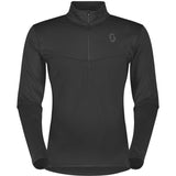 Men's Defined Light Pullover Midlayer - Herre - Black - Gumpel & Co