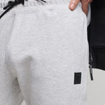 Men's Code Tech Joggingbukser | Herre | Cadet Grey Marl - Gumpel & Co