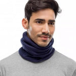 Heavyweight Merinould Halsedisse - Voksne - Denim - Gumpel & Co