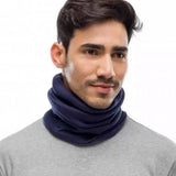 Heavyweight Merinould Halsedisse - Voksne - Denim - Gumpel & Co