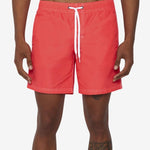 Iconic Taffeta Stretch Waist Mid - Length Swim Shorts - Herrer - Turbo - Gumpel & Co