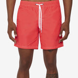 Iconic Taffeta Stretch Waist Mid - Length Swim Shorts - Herrer - Turbo - Gumpel & Co