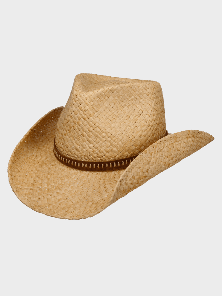 Western Raffi Stråhat - Unisex - Beige - Gumpel & Co