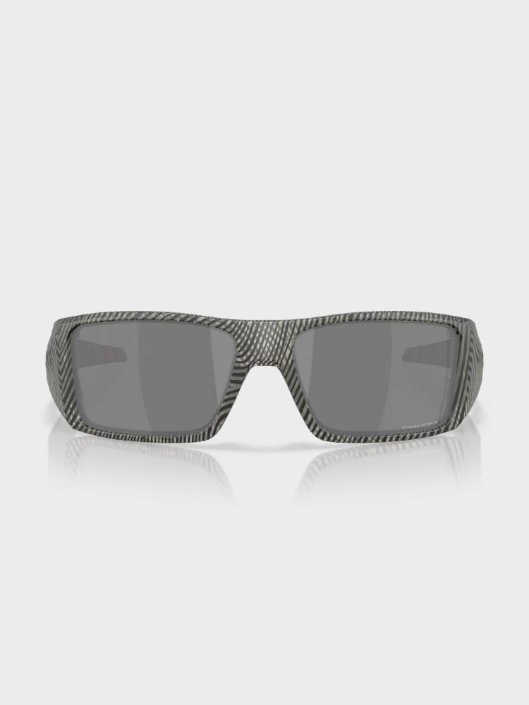 Heliostat - prizm black Lenses / matte grey ink fingerprint Frame - Gumpel & Co
