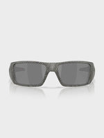 Heliostat - prizm black Lenses / matte gray ink fingerprint Frame 