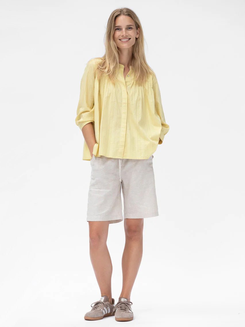 Antonie Bomulds/Hør Shorts - Dame - Heaven - Gumpel & Co