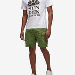 Camou Follow The Sun Print T-shirt - Herrer - White - Gumpel & Co