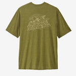 Capilene Cool Daily Graphic Tshirt - Herre - Graze Green - Gumpel & Co