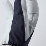 Army Leather Patrol Gauntlet 5 - finger Skihandsker - Unisex - Navy - Gumpel & Co