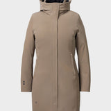 White Heat Frakke - Dame - Dark Sand - Gumpel & Co