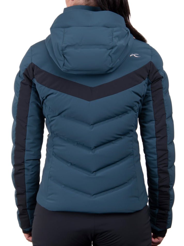Women's Momentum Skijakke - Dame - Petrol Blue/Black - Gumpel & Co
