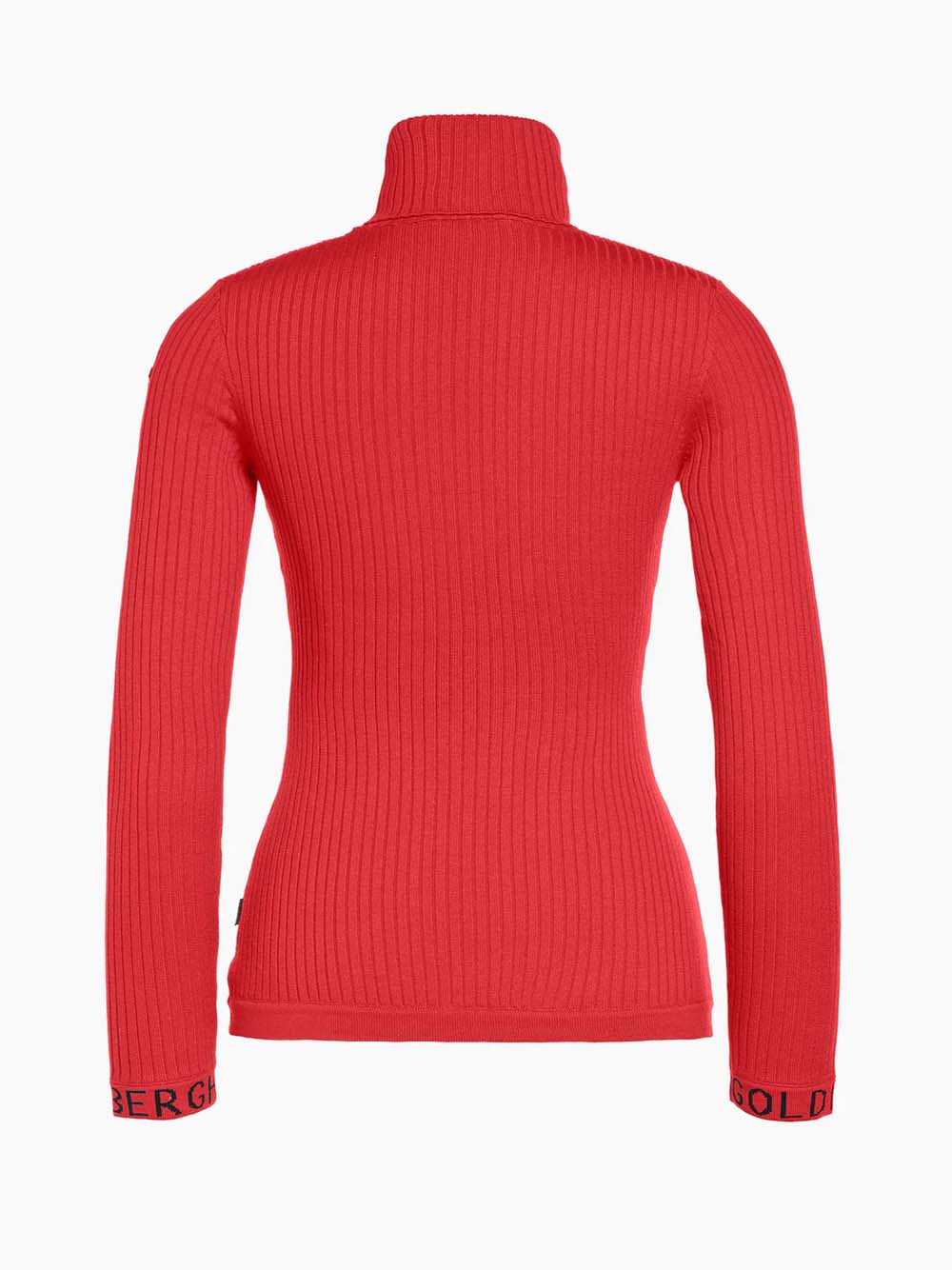 Women's Mira Long Sleeve Striksweater - Dame - Flame (rød) - Gumpel & Co