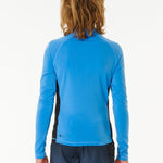 Icons UV Brushed Long Sleeve Rash Vest - Børn - Blue Gum - Gumpel & Co