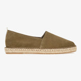 Men's Palma Læder Espadrillos - Herre - Khaki - Gumpel & Co