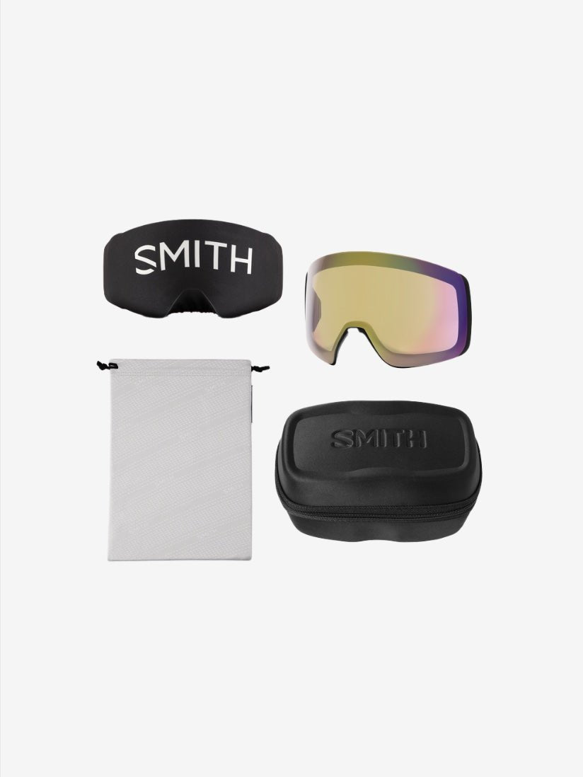 4D MAG XL - Skibriller - Black/Red + Ekstra linse - Gumpel & Co