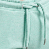 Women's Vintage Logo Jersey shorts i økologisk bomuld | Dame | Minted Marl - Gumpel & Co