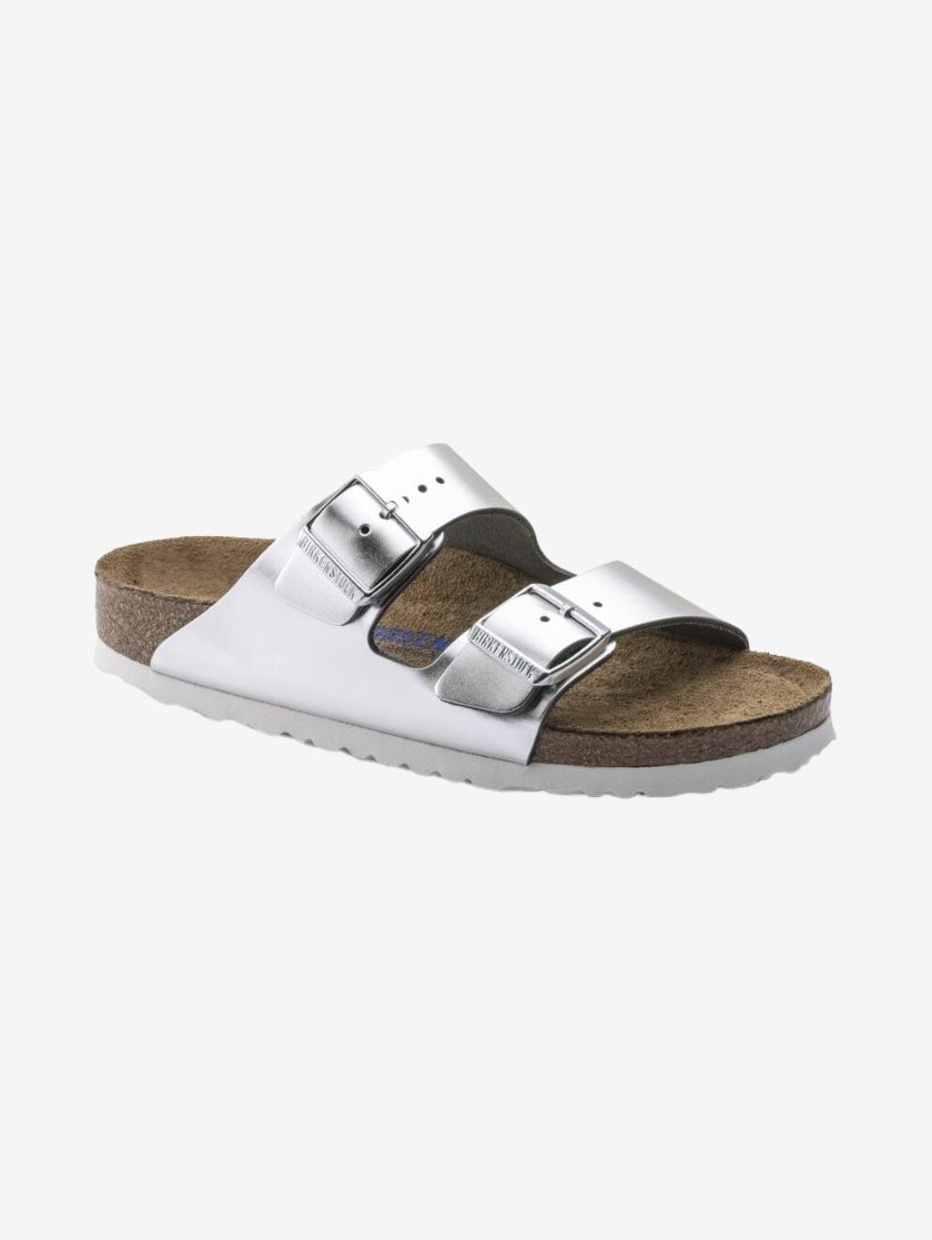 Arizona Sandal Naturlæder - Metallic Silver - Normal - Gumpel & Co