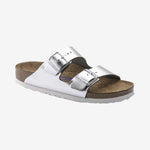 Arizona Sandal Naturlæder - Metallic Silver - Normal - Gumpel & Co