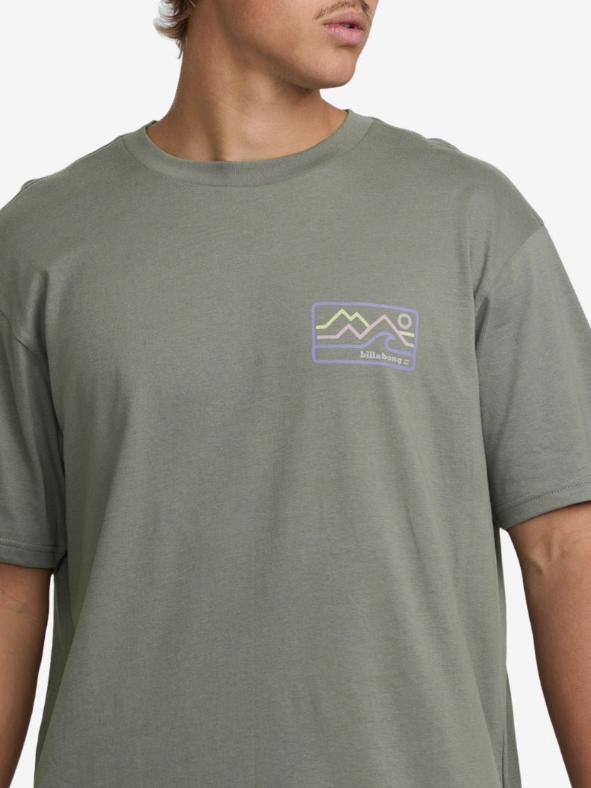 Range - Short Sleeves T-Shirt for Men - Slate - Gumpel & Co