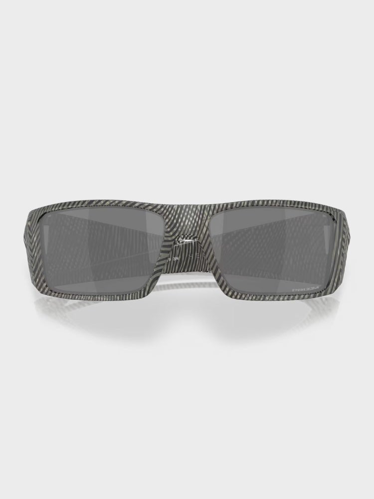 Heliostat - prizm black Lenses / matte grey ink fingerprint Frame - Gumpel & Co