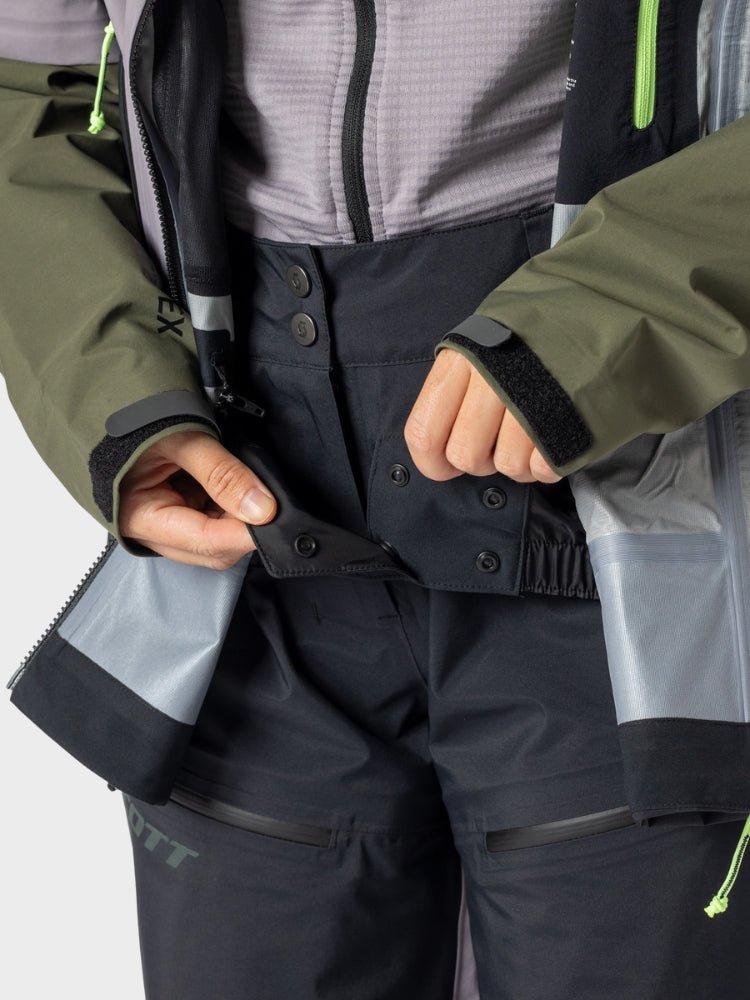 Explorair GTX 3L Skijakke - Dame - Hvid / Sort - Gumpel & Co