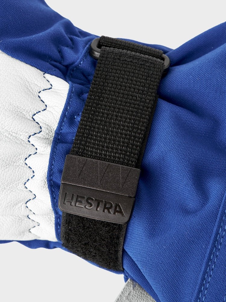 Army Leather Heli 3 - finger Skihandsker - Unisex - Royal Blue - Gumpel & Co