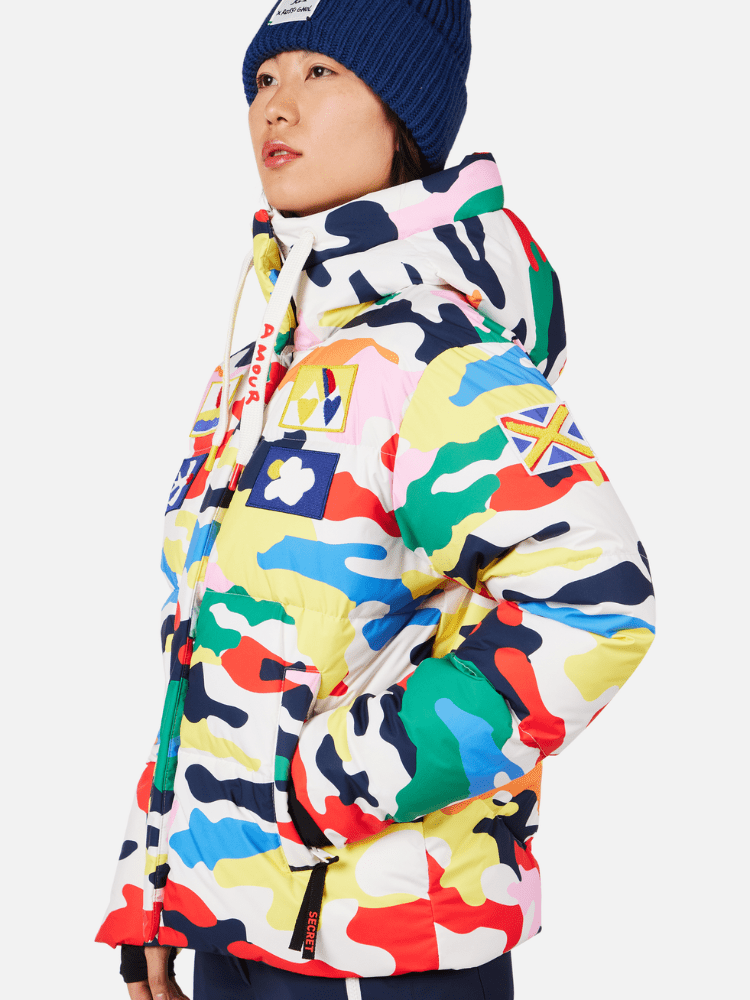 JCC Allsnow Dunjakke - Damer - Camo Print - Gumpel & Co