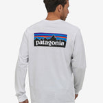 Long Sleeved P 6 Logo Responsibili Tshirt - Herre - Hvid - Gumpel & Co