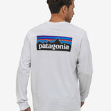 Long Sleeved P 6 Logo Responsibili Tshirt - Herre - Hvid - Gumpel & Co