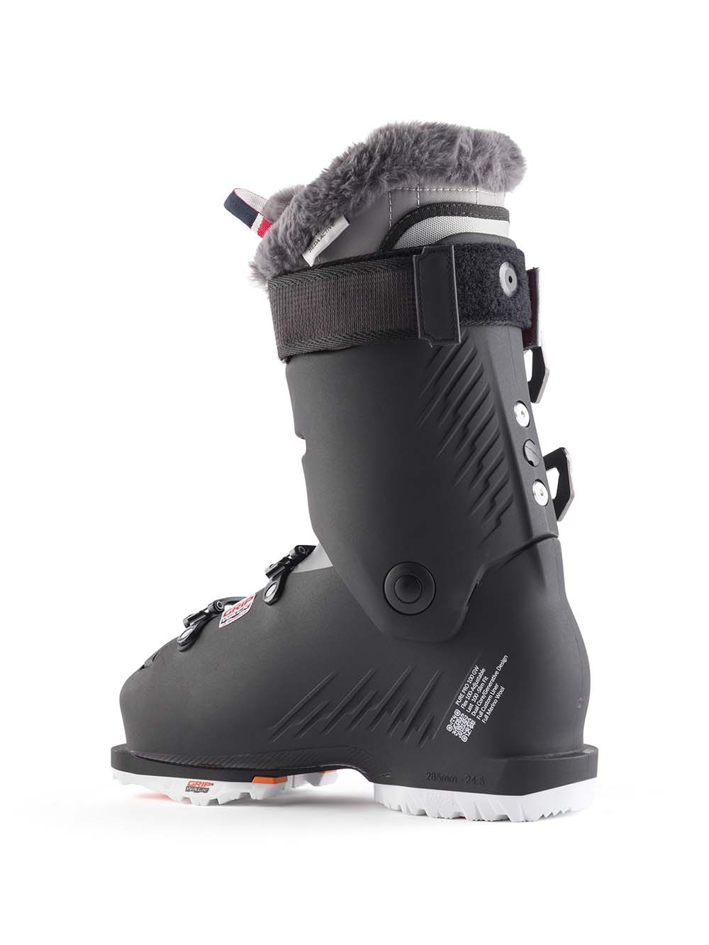 Pure Pro 100 Gripwalk Skistøvle - Dame - Mtl Charcoal - 23/24 - Gumpel & Co