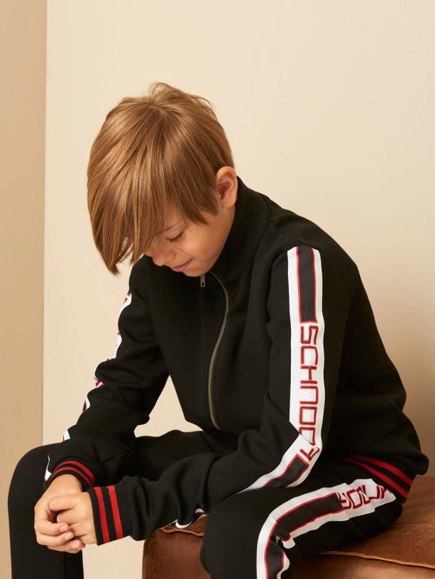 PETIT BOMBER SWEATER TIL DRENGE | BLACK - Gumpel & Co