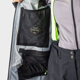 Explorair GTX 3L Skijakke - Dame - Hvid / Sort - Gumpel & Co