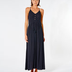 Classic Surf Maxi Dress - Dame - Black - Gumpel & Co