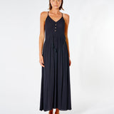 Classic Surf Maxi Dress - Dame - Black - Gumpel & Co