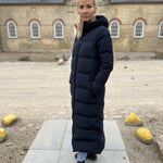 Infinity Dunfrakke - Dame - Sort - Gumpel & Co