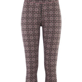 Women's Rose Light Capri 3/4 100% Merino Skiunderbukser - Dame - Taupe - Gumpel & Co