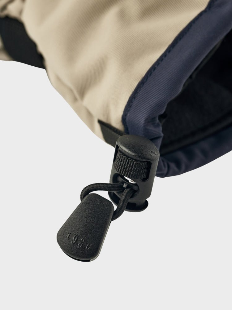 Gauntlet Sr. 5 - finger skihandske - unisex - Navy/Beige - Gumpel & Co