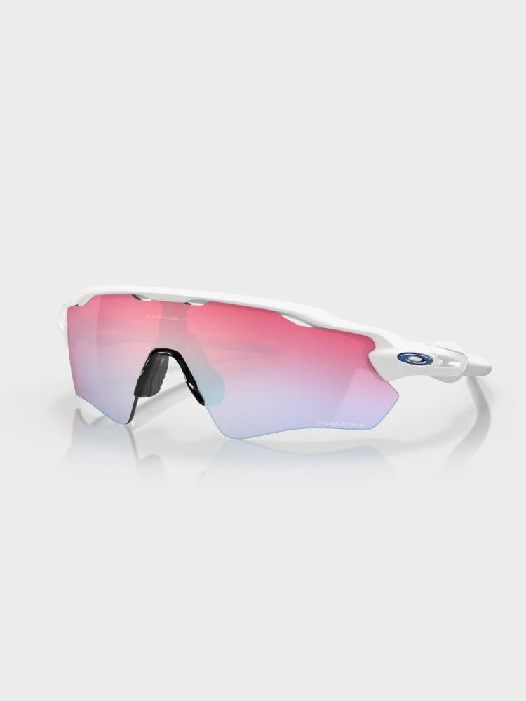 Radar Ev Path - Prizm snow sapphire Lenses / polished white Frame - Gumpel & Co