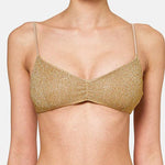 Women's Lauderdale Top/Lulin Badeshorts - Dame - Gold - Gumpel & Co