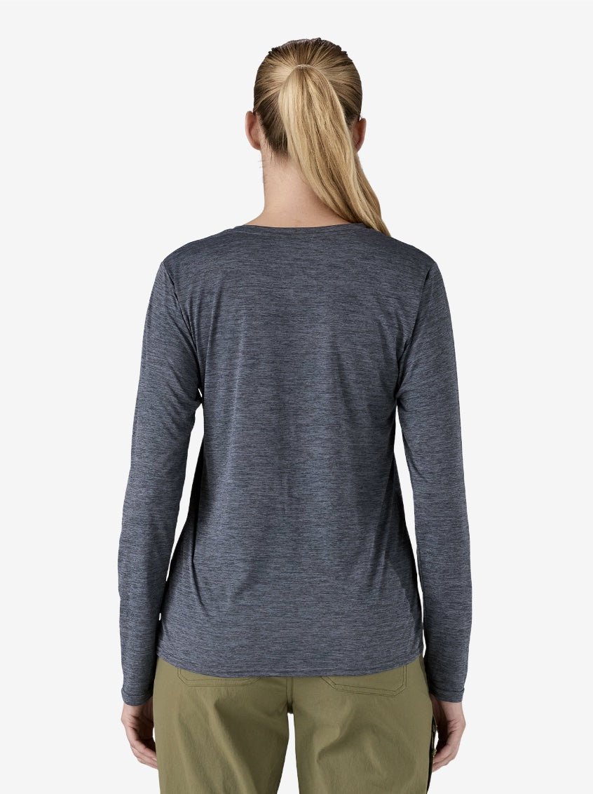 Capilene Cool Daily LS Shirt - Dame - Smolder Blue - Gumpel & Co